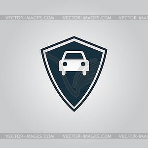 Vehicle shield - vector clipart