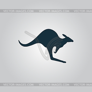 Kangaroo icon - vector image