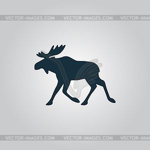 Moose - stock vector clipart