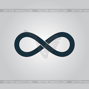 Infinity sign icon - vector clip art
