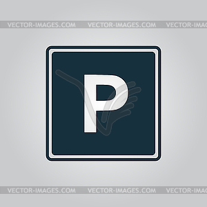 Parking Sign - vector clipart