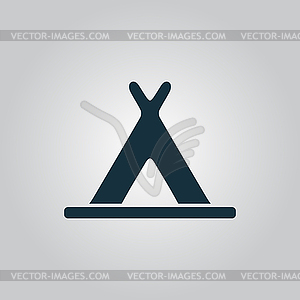 Wigwam icon - vector image