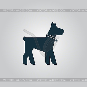 Собака Иконка - рисунок в векторе