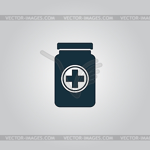 Medical container - vector image