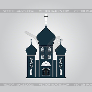 Church icon - vector image