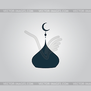 Mosque dome icon - vector clipart