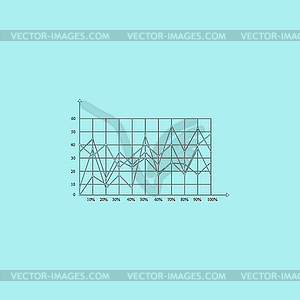 Chart Icon - vector image