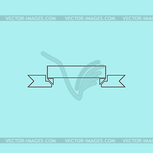 Banner Icon - vector image