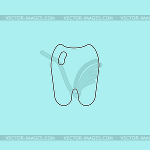 Tooth Icon - vector image