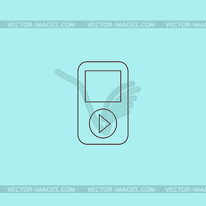 MP3 player - vector image