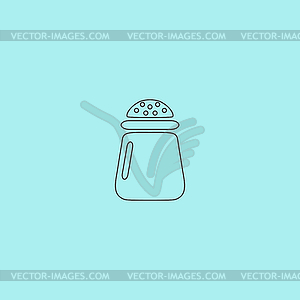 Salt or pepper - icon - vector clip art