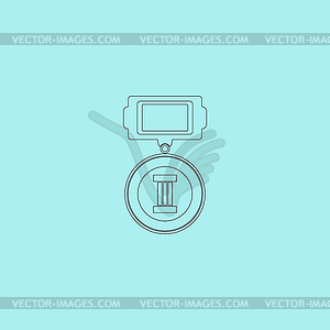 Medals 3 places - vector image