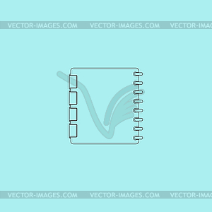 Organizer icon , - vector image
