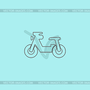 Transportation Flat Icon. Pictogram - vector clipart