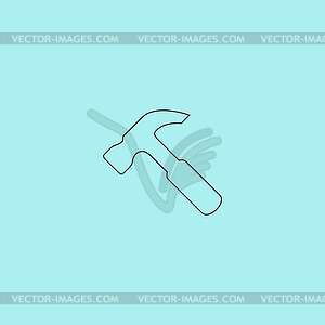 Hammer Icon - vector clipart