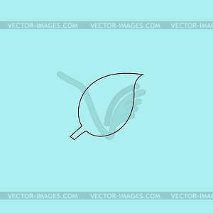 Leaf Icon - vector image