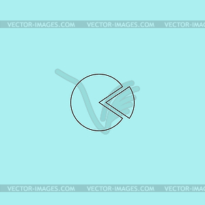 Template for cycle diagram - vector image