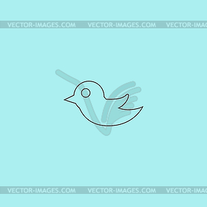 Bird icon - vector clipart