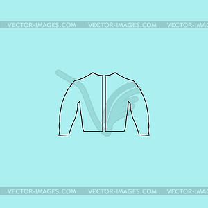 Sports jacket - vector image