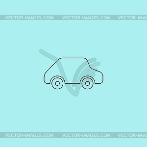 Toy Car logo template. icon - vector clipart