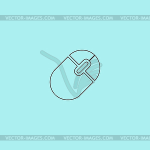 Computer mouse icon,  - vector clip art