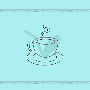 Cup of coffe - vector image