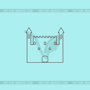 Castle Icon - vector clip art