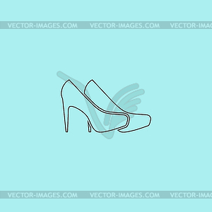 Pair of shoes - vector clip art