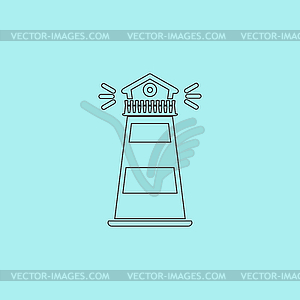 Lighthouse icon - vector clip art