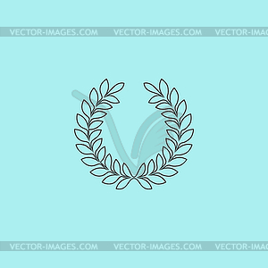 Wreath icon - vector clipart