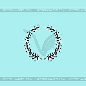 Лавровые венки набор - клипарт в векторе / векторное изображение