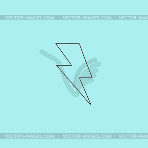 Bolt icon - vector clipart