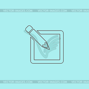 Subscribe icon - vector image