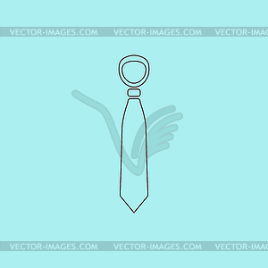 Tie icon - vector clipart