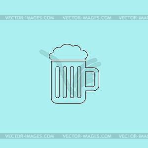 Beer mug - vector clipart