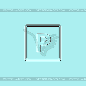 Parking Sign - vector image