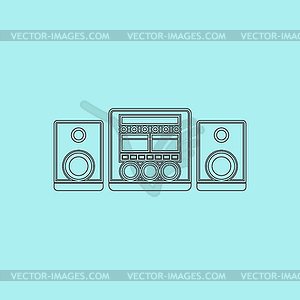 Stereo sign - vector clip art