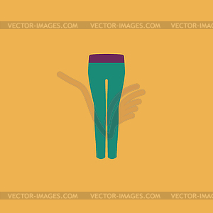 Women pants icon - vector clipart