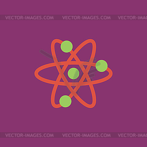 Atom icon - vector image