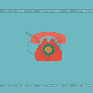 Office telephone - icon - vector image