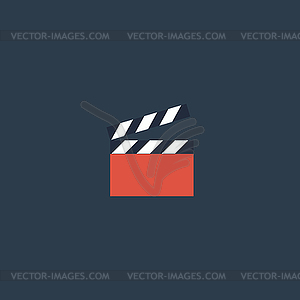 Movie film icon - vector clipart / vector image