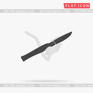 Scalpel simple flat icon - vector clipart