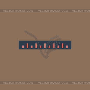 Straightedge icon - vector image