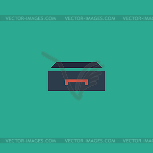 Drawer icon - vector image