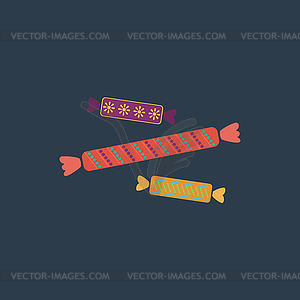 Candy flat icon - vector image