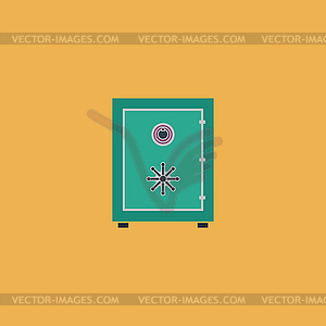 Safe icon - vector image
