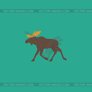 Moose - vector clipart