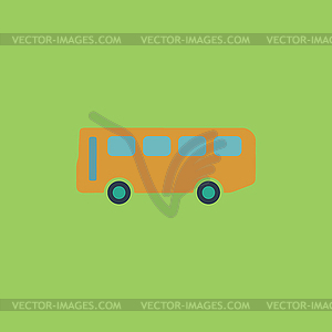 Bus icon - vector image