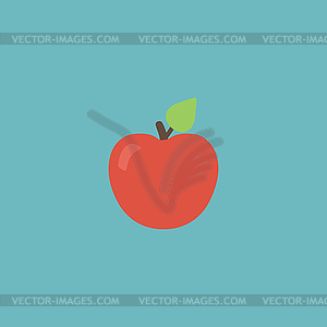 Apple icon - vector image
