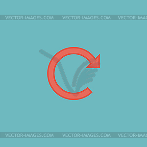 Arrow rotation - vector clipart